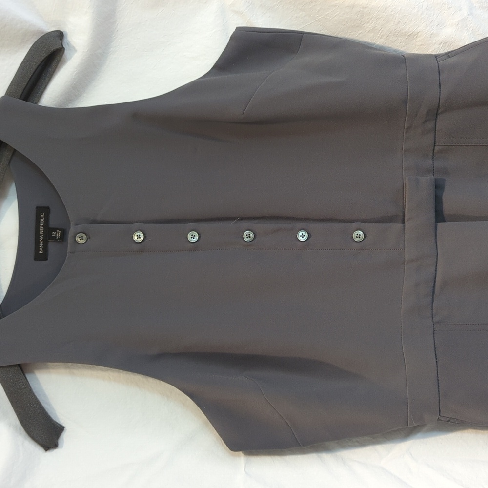 Banana Republic Grey A-line dress